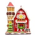 thumbnail image 7 of Kurt Adler 12-Inch Battery Operated LED Gingerbread Barn, 7 of 7