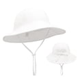 thumbnail image 5 of Ccpelsie Baby Sun Hat Toddler Beach Hats with UPF 50+ Sun Protection Wide Brim Girls and Boy Bucket Hat A, 5 of 7