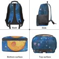 thumbnail image 6 of Aplkyhs School Backpack for Students Age 6-18 Ergonomic Padded Adjustable Shoulder Straps Large Capacity Water Resistant Bookbag for Elementary Middle High School Galaxy Space Capybara, 6 of 7