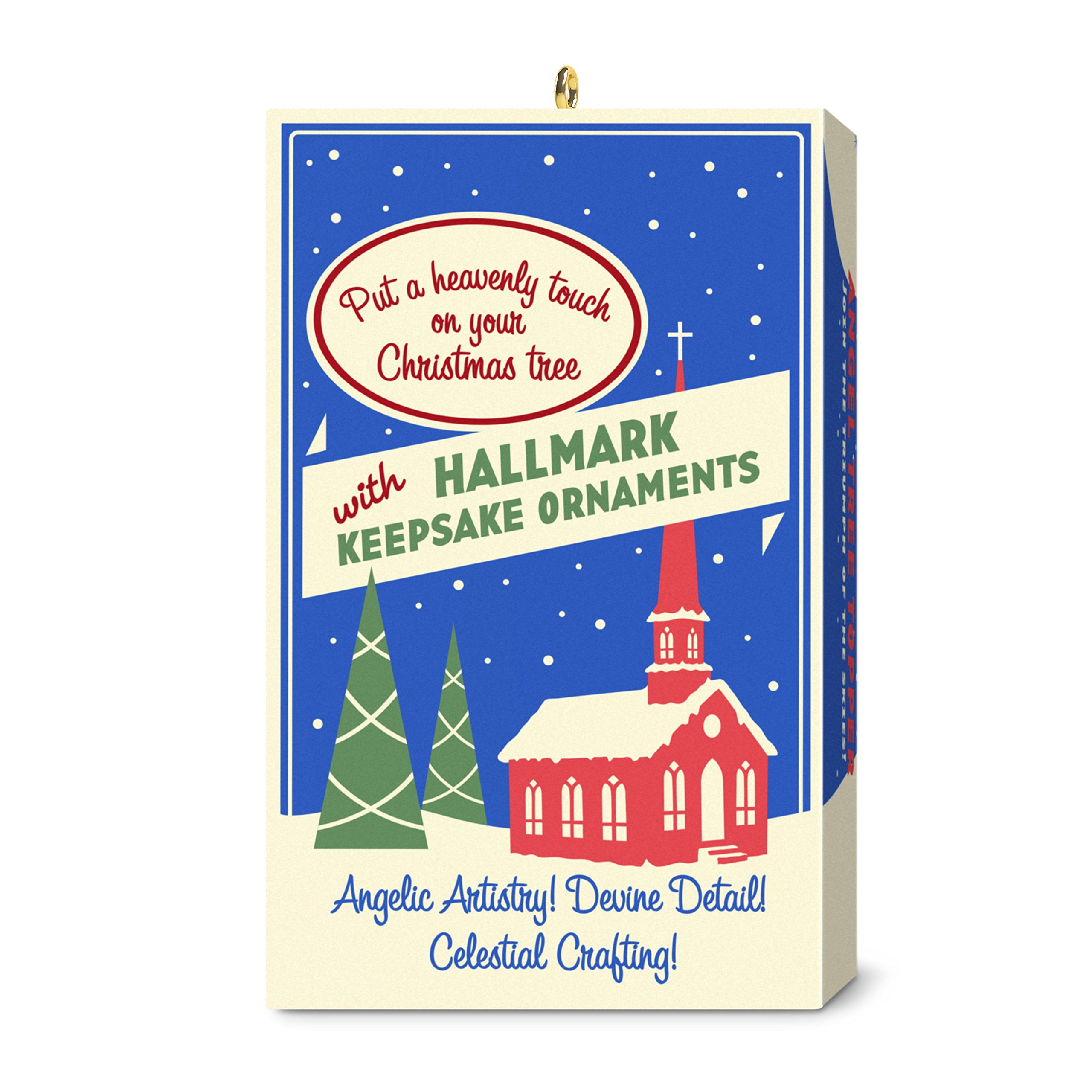 Hallmark Keepsake Christmas Ornament 2018 Year Dated Nifty Fifties Angel Tree Topper Hallmark Cards