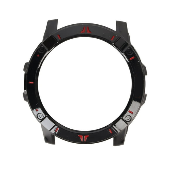 MAYUJIAA Shockproof Bumper Case Watch Protective Cover Frame Replacement Accessory Fit for COROS VERTIX 2 Smart Watch Black and Red SS311-55624