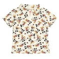 thumbnail image 3 of Disney Mickey Mouse Polo Shirt and Fleece Jogger Pants Outfit Set Toddler to Big Kid, 3 of 5