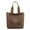 Brown, variant on Women's Large Capacity Handbag, Simple Single Shoulder Tote Bag, No Shoulder Strap,Brown