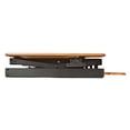 thumbnail image 3 of 46" Adjustable Corner Standing Desk Converter Anti Fatigue Mat Bundle Teak Wood, 3 of 8