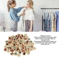 thumbnail image 4 of Mixed Wooden Buttons 100pcs, Synthetic Wood, Sewing Craft, DIY Gift, Skin Friendly, 4 of 8