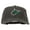 Black, variant on West Virginia with Map Outline Embroidered Washed Cotton Twill Cap - Black OSFM