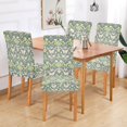 thumbnail image 2 of Yayeee 2 Pack Dining Chair Covers Stretch Parson Chairs Slipcovers Seat Protector, Beige Floral, 2 of 6