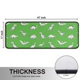 thumbnail image 5 of Kitchen Rugs Sets Of 2,Green Dinosaur Silhouette Pattern Anti Fatigue Kitchen Mat Rugs Non Slip Washable,Decorative Kitchen Floor Mats for Kitchen,Sink,Laundry,17"x47"+17"x47", 5 of 5
