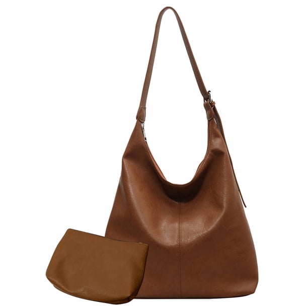 Bolso Bandolera Que Combina Con 2 Uds. Cruzado PU para Mujer Elegante Color Sólido