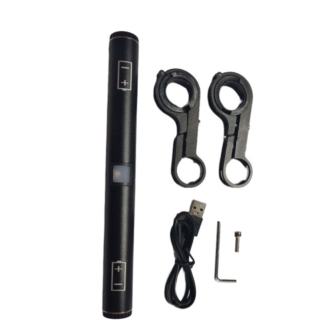 Greeniant Extensor de manillar de bicicleta de aleación, portátil, desmontable, con batería, doble soporte, soporte de extensión, soporte de Ciclismo