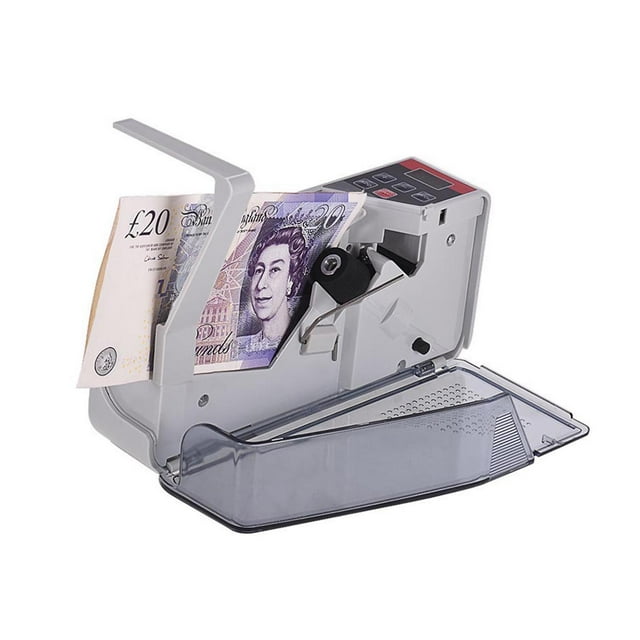 Portable Mini Handy Money Counter Worldwide Bill Cash Banknote Note Currency Counting Machine with LED Display Financial Equipment