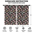 thumbnail image 2 of Blackout Kids Curtains,Princess and Castle Black Pattern Children's Insulated Curtains Set Of 2,Bedroom Essentials,Toddler Room Decor 52"x84", 2 of 5