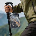 thumbnail image 4 of COEQINE Crutch Bag for Women, Elbow Crutch Pouch Black Grey Marble Broken Leg Crutch Bag, Walking Cane Bag, Forearm Crutch Attachment, Lightweight, for Adults Elderly, 4 of 7