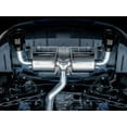 thumbnail image 4 of AWE Tuning Exhaust System Kit 3015-33486 Touring Edition Cat-Back System; Stainless Steel; Without Muffler; Single Exhaust With Dual Outlet; Rear Exit; 5 Inch Diamond Black Tips, 4 of 9