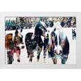 thumbnail image 2 of Stephen Chambers 32x23 White Modern Wood Framed Wall Art Titled - Wildhorses 16, 2 of 6