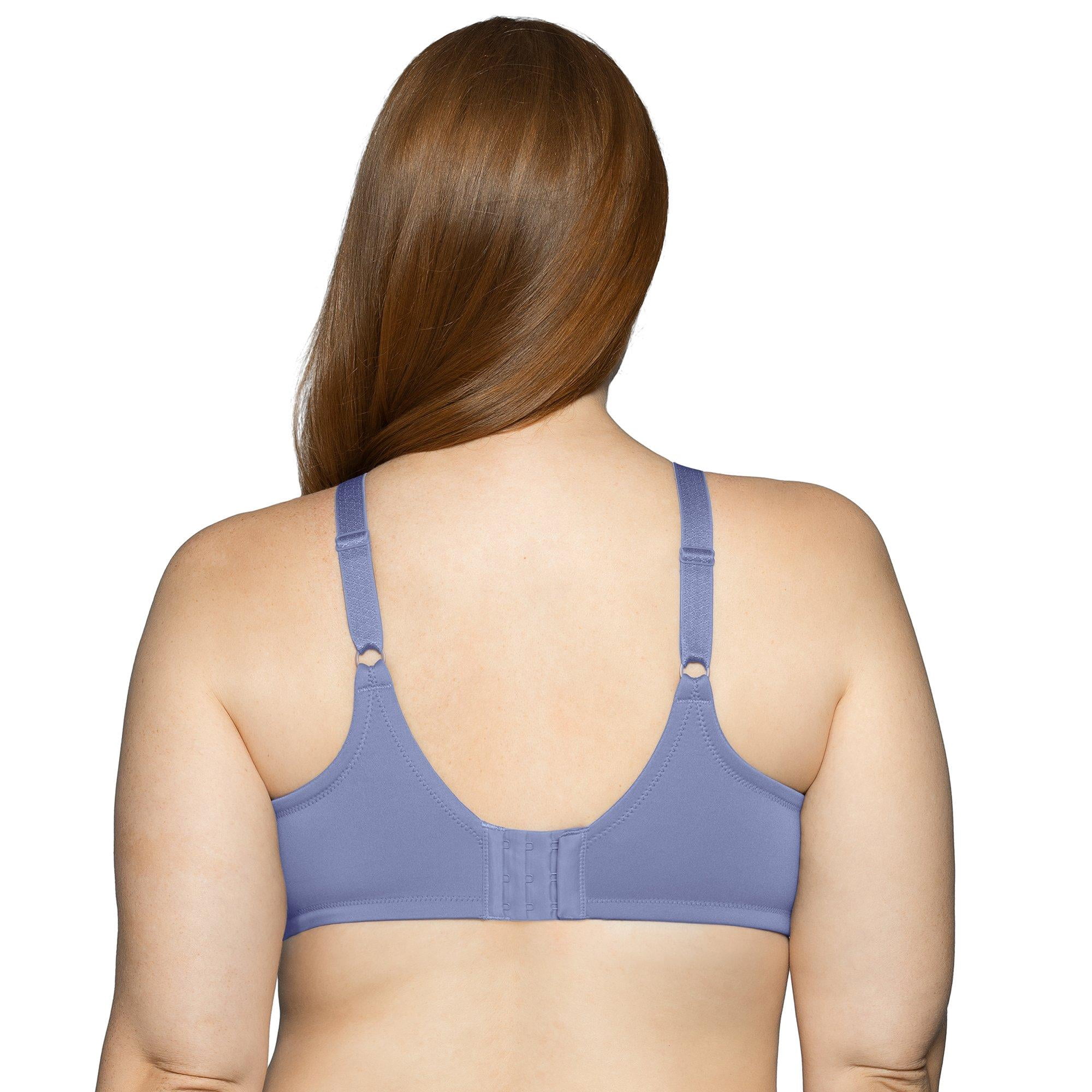 Women's Vanity Fair 76380 Beauty Back Full Figure Underwire Bra (Iris Flower 42D)