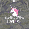 thumbnail image 4 of Inktastic Grammy and Grandpa Love Me Girl Unicorn Girls Baby Bodysuit, 4 of 5