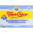 thumbnail image 6 of Topo Chico Sabores Blueberry with Hibiscus Extract Flavored Sparkling Water, 12 fl oz, 8 Pack Cans, 6 of 11