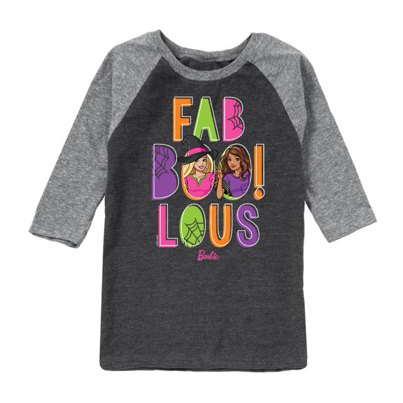 Barbie - Faboolous -  Toddler And Youth Raglan Graphic T-Shirt