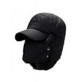 thumbnail image 4 of Men Winter Aviator Hat Trooper Ear Flap Snow Ski Elmer Fudd Mask Hood Cap, 4 of 5