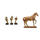 thumbnail image 1 of Estatuas De Resina De Caballos Pensadores, Esculturas De Arte Abstracto, Decoración De Mesa, Figuras De Animales Grabadas, Recuerdos Artesanales Para La Oficina, Estantería, Sala De Estar,, 1 of 8