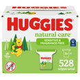 thumbnail image 1 of Toallitas para bebés Huggies Natural Care Sensitive 99% de agua 528 unidades, 1 of 9