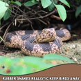 thumbnail image 4 of Serpiente de cascabel de goma con forma de serpiente falsa, realista, tamaño real, 4 of 7