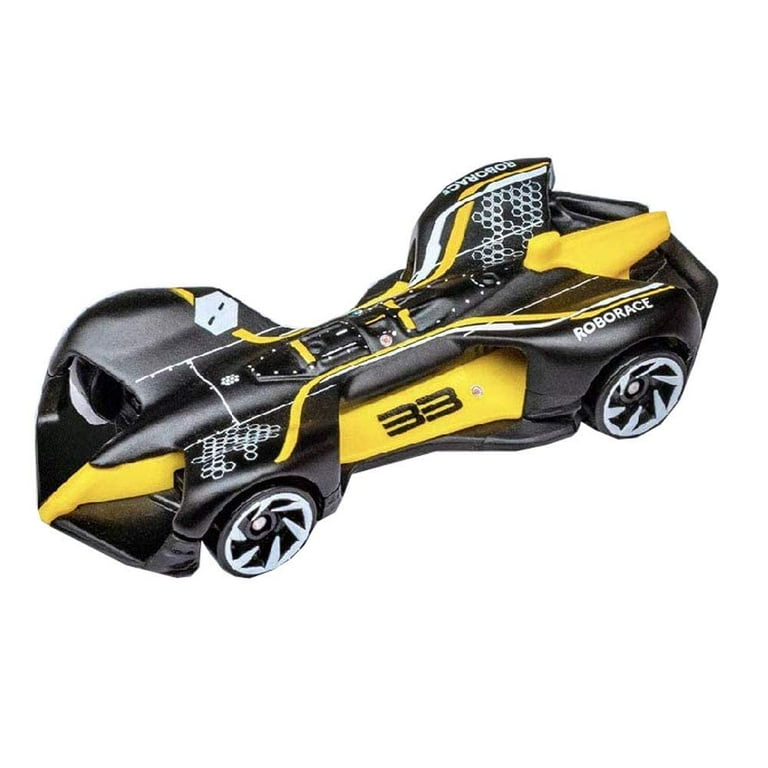 Hot Wheels Roborace Die-Cast Race Car - Black and Yellow Limited