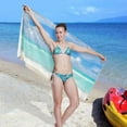 thumbnail image 7 of 30x60In Absorbent Beach Towel, Delicate and Easy to Wipe, for Beach Swimming Pools, Bathrooms, Travel and Sports with Mesh Storage Bag-Columbus Day Written on The Beach Washcloth Gift, 7 of 7