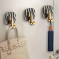 thumbnail image 6 of Miogawg Adhesive Towel Hooks/Bathroom Hooks, Self Adhesive Hooks Heavy Duty Coat Hooks, Non-Punching For Hanging Robes Clothes Hats Stick On Kitchen Bedroom Wall Door, 6 of 6