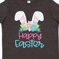 thumbnail image 4 of Inktastic Happy Easter with Bunny Ears and Flowers Boys or Girls Toddler T-Shirt, 4 of 5
