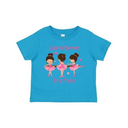 

Inktastic Life s Better in a Tutu KS Gift Toddler Toddler Girl T-Shirt