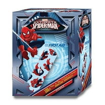 American White Cross Stat Strip Adhesive Strip, 3/4 x 3 Inch, Spider-Man Design, Dukal 1087737, 100 Count
