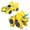 Yellow, variant on "QISIWOLE Dinosaur Car,Automatic Transform Dino Cars with Music and LED Light,Transform Car Toy for kid boy girl,Christmas Birthday Gifts for kid 3-5" Deals