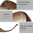 thumbnail image 5 of FEISEDY Full Cover Face Visor Protective Glasses Mirror Shield Sunglasses Anti Fog B2781, 5 of 14