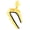 Gold, variant on Yajisi Acoustic Guitar Capo Skull Shape Pretty Cool Metal Electric Classic Guitar Capo for Ukulele Black 4.33 inches / 11 cm