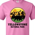 thumbnail image 4 of Inktastic Yellowstone National Park with Bear Mountains and Trees Cricle T-Shirt, 4 of 5