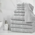 thumbnail image 3 of Mainstays 10 Piece Towel Set with Upgraded Softness & Durability, Grey, 3 of 13