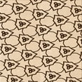 thumbnail image 1 of Ahgly Tapis de Zone Carré Transitionnel Lavable en Machine, 8 Pieds Carré, 1 of 7
