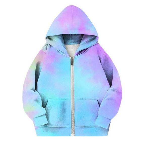 Fleece Lined Wool Outfits for Children Boy Girl Long Sleeve Lounge Kawaii Acid Wash Thermal Thick Fuzzy Hooded Jacket Hoodies Outfit Sweatshirt Kid 2026