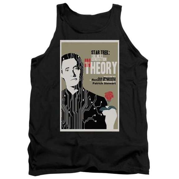Trevco CBS2115B-TK-2 Star Trek & Tng Season 4 Episode 25 Adult Cotton Tank Top, Black - Medium