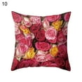 thumbnail image 1 of EIMELI Tulip Sunflower Rose Pattern Throw Pillow Case Cushion Cover Sofa Bed Car Decor, 1 of 12