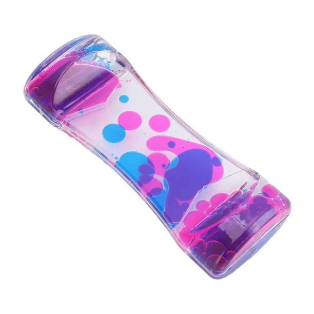 Temporizador De Burbujas De Movimiento De Agua, Temporizador De Agua De Aceite De Gota De Doble Color, Juguete Sensorial Calmante A Prueba De Fugas, Relajante Para Oficina