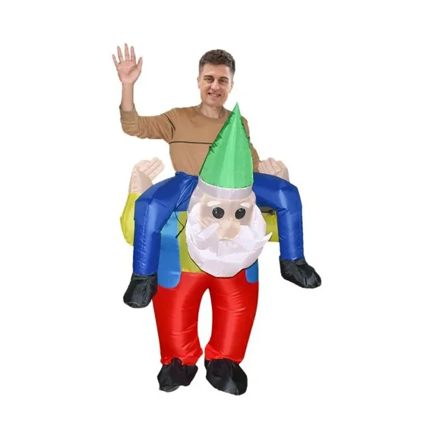 Disfraces inflables divertidos de Navidad, Papá Noel, alce, muñeco de nieve, árbol, pingüino, adulto, chico, Halloween, fantasía de Navidad, accesorios para fiesta de Carnaval