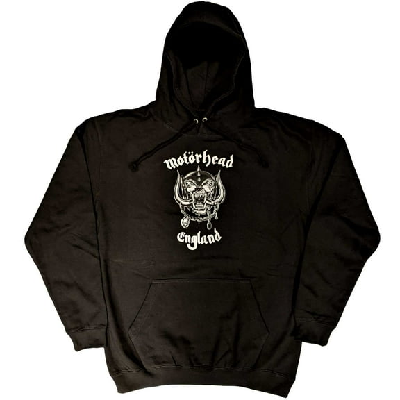 Motorhead Unisex Pullover Hoodie Sweatshirt England (Small)