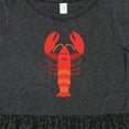 thumbnail image 4 of Inktastic Lobster Cute Ocean Creature Girls Toddler Dress, 4 of 5
