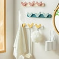 thumbnail image 3 of Wall Mount Coat Rack Self-Adhesive Adjustable Storage Organizer For Clothes Packet 14.5in, 3 of 13