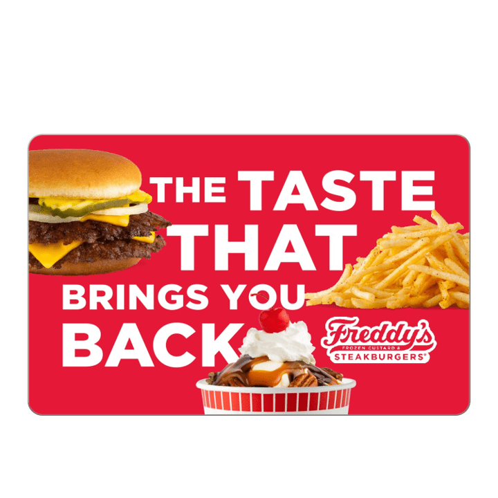 Freddy's Custard & Steakburger $25 Gift Card