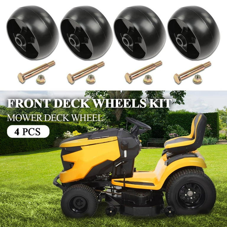 Mower Deck Wheels Deck Wheel Kit w/Bolt Locknut Fit for MTD Cub