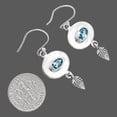 thumbnail image 2 of Sky Blue Topaz 925 Sterling Silver Earrings Jewelry E-1230 AGE1007_A, 2 of 6